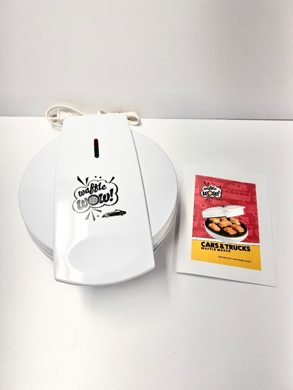CucinaPro Waffle Wow Cars and Trucks Waffle Maker w/ Manual